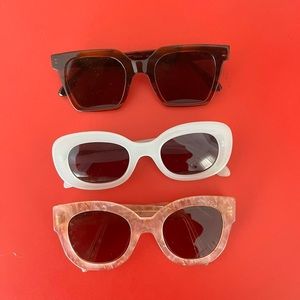 Jimmy fairly sunglass bundle of 3